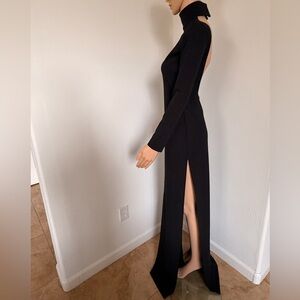 Solace London black dress